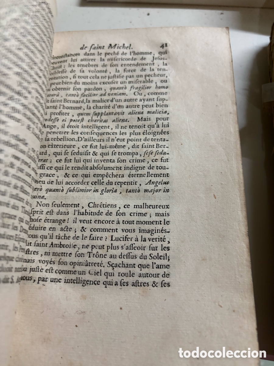 Libros antiguos: Antiguo libro en franc&eacute;s Sermons - Foto 2