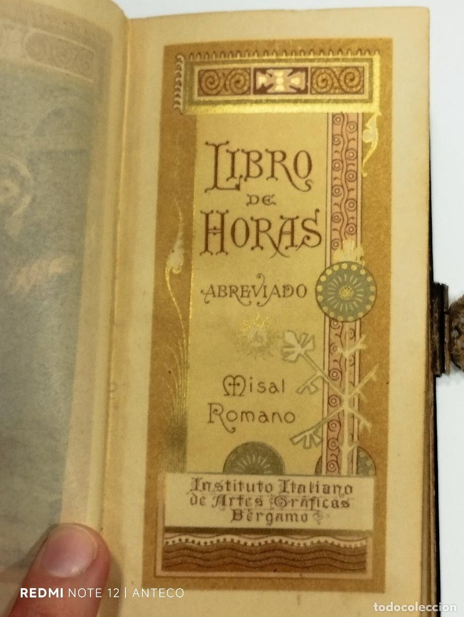 Libros antiguos: LIBRO DE HORAS ABREVIADO - Foto 14