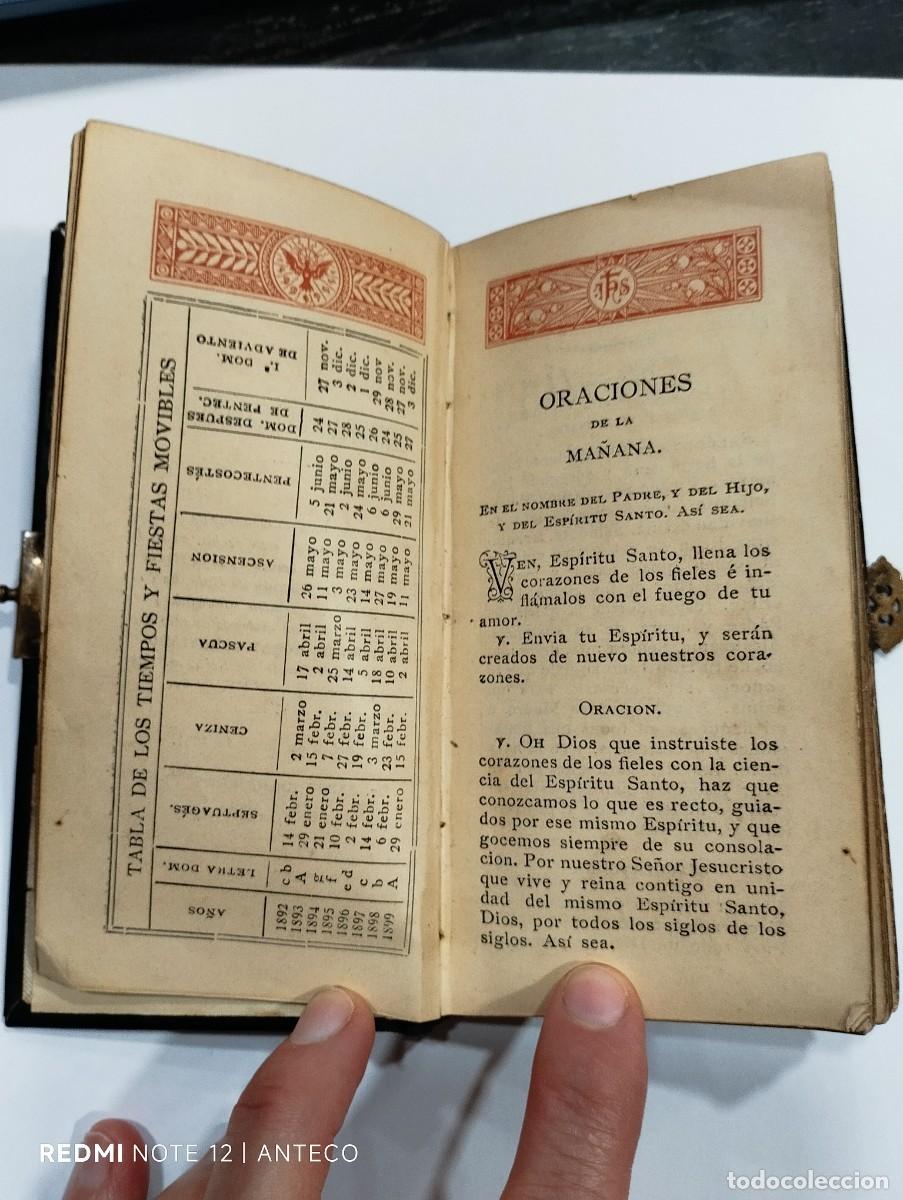 Libros antiguos: LIBRO DE HORAS ABREVIADO - Foto 16