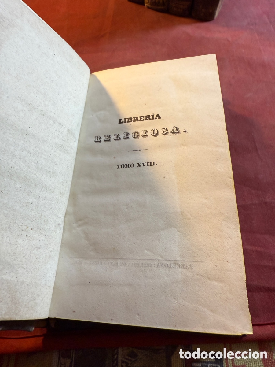 Libros antiguos: LIBRER&Iacute;A RELIGIOSA - 1850 - - Foto 2