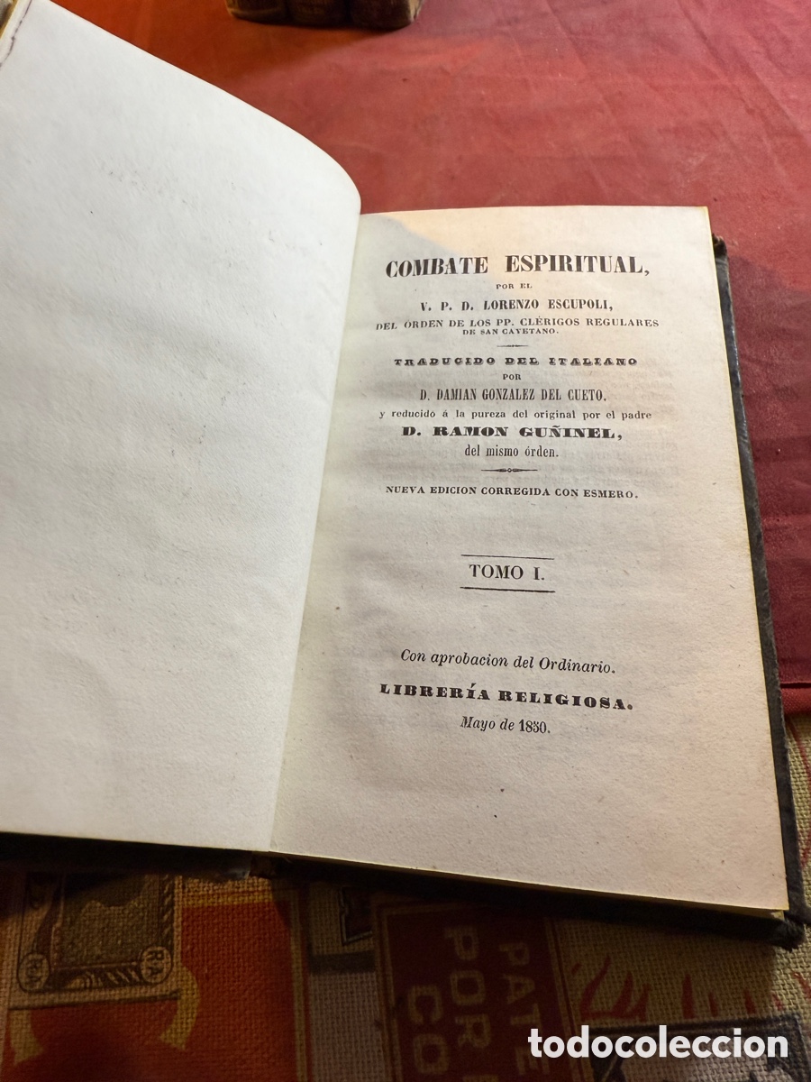 Libros antiguos: LIBRER&Iacute;A RELIGIOSA - 1850 - - Foto 5