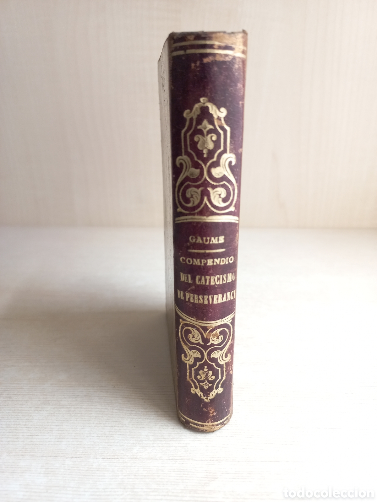 Libros antiguos: Compendio del Catecismo de Perseverancia. Gaume. - Foto 1