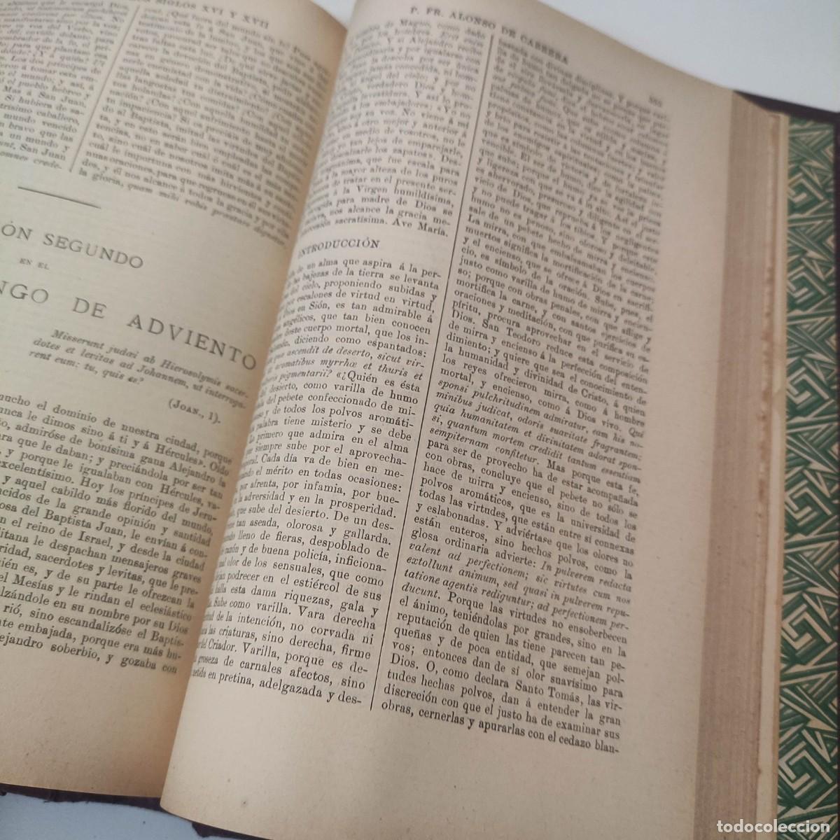 Libros antiguos: Sermones de Sr. Alonso de cabrera - Foto 4