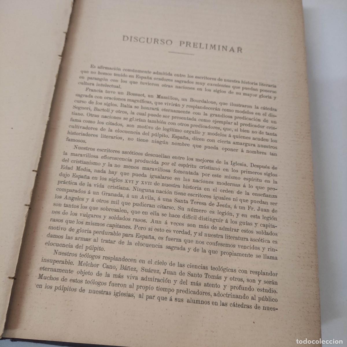 Libros antiguos: Sermones de Sr. Alonso de cabrera - Foto 6