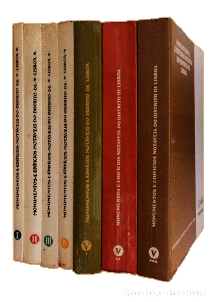 Libros antiguos: MONUMENTOS E EDIF&Iacute;CIOS NOT&Aacute;VEIS DO DISTRITO DE LISBOA. [7 VOLUMES] - Foto 4