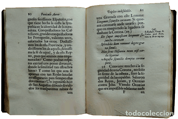 Libros antiguos: MU&Ntilde;OZ. (M. D. Francisco) - FUNICULO AUREO, - Foto 3