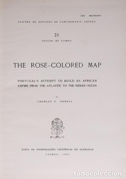 Libros antiguos: NOWELL. (Charles E.) - THE ROSE-COLORED MAP. [MAPA COR DE ROSA]. - Foto 1