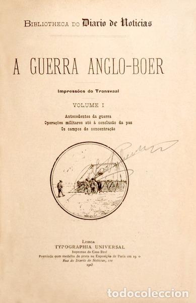 Libros antiguos: GUERRA (A) ANGLO-BOER. - Foto 1