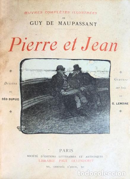 Libros antiguos: MAUPASSANT. (Guy de) - PIERRE ET JEAN. - Foto 1