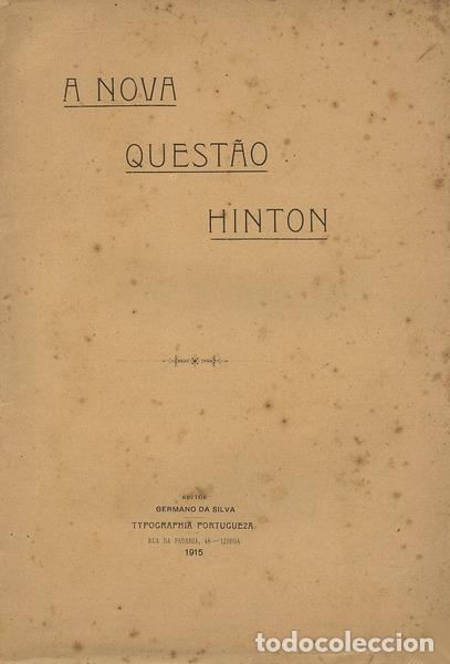 Libros antiguos: NOVA (A) QUEST&Atilde;O HINTON. - Foto 1
