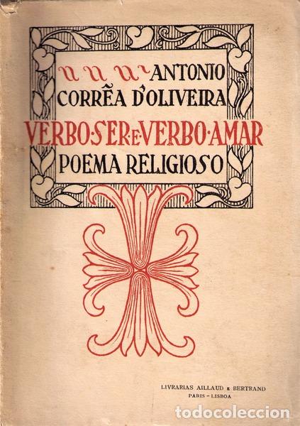 Libri antichi: CORR&Ecirc;A D'OLIVEIRA. (Ant&oacute;nio) - VERBO SER E VERBO AMAR.