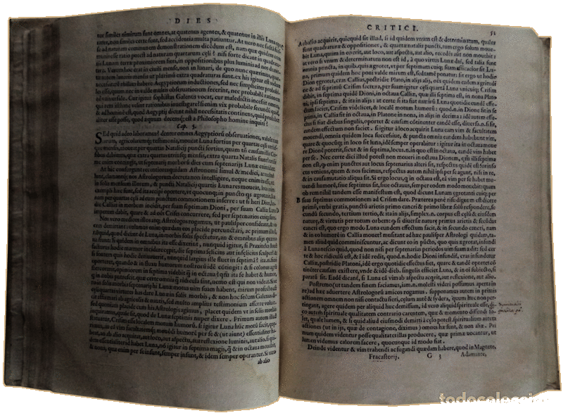 Libros antiguos: FRACASTORO. (Girolamo) - OPERA OMNIA - Foto 3