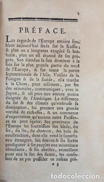 Libros antiguos: LEVESQUE. (Pierre Charles) - HISTOIRE DE RUSSIE, - Foto 3