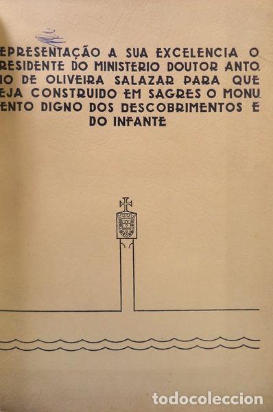 Libros antiguos: PARDAL MONTEIRO. (Porf&iacute;rio), Jos&eacute; Cortez e Leopoldo de Almeida. - [PROJECTO PARA O MONUMENTO DE SAGR