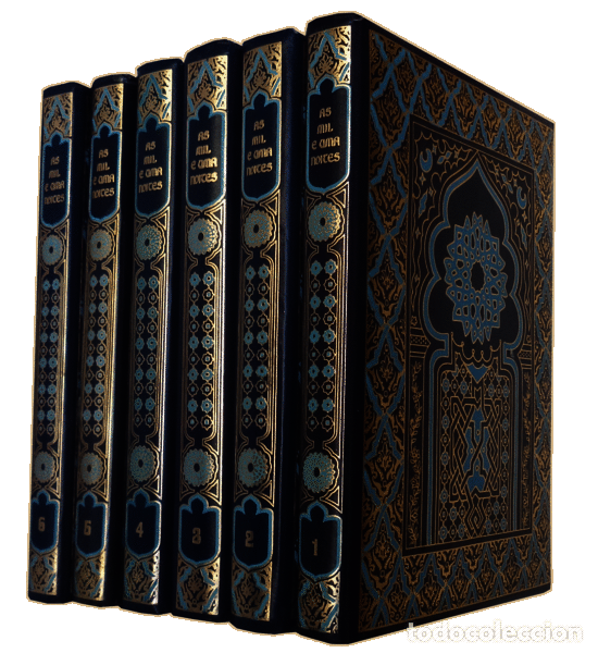 Libros antiguos: MIL (AS) E UMA NOITES. [6 VOLS.] - Foto 4