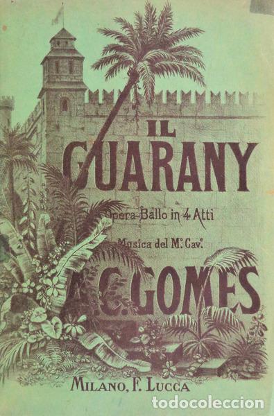 Libros antiguos: GOMES. (A. Carlos) - IL GUARANY. - Foto 1