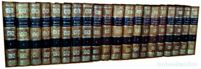 Libros antiguos: CANTU. (Cesar) - HISTORIA UNIVERSAL. - Foto 4