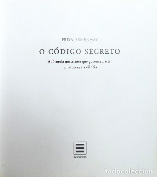 Libros antiguos: HEMENWAY. (Priya) - O C&Oacute;DIGO SECRETO. - Foto 2