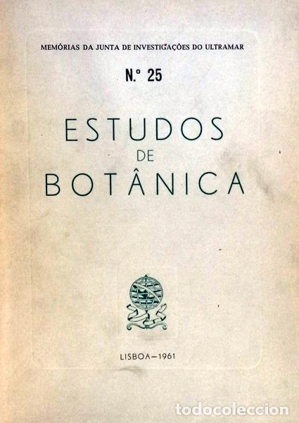 Libros antiguos: ESTUDOS DE BOT&Acirc;NICA. - Foto 1