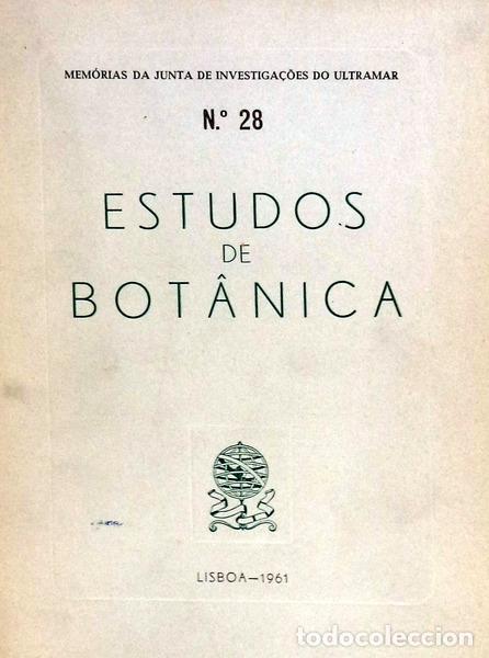 Libros antiguos: ESTUDOS DE BOT&Acirc;NICA. - Foto 1