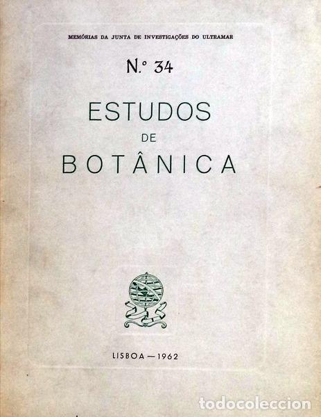Libros antiguos: ESTUDOS DE BOT&Acirc;NICA. - Foto 1