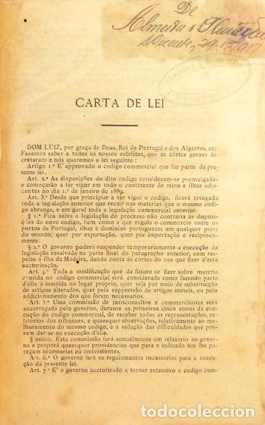 Libros antiguos: CODIGO COMMERCIAL. - Foto 2