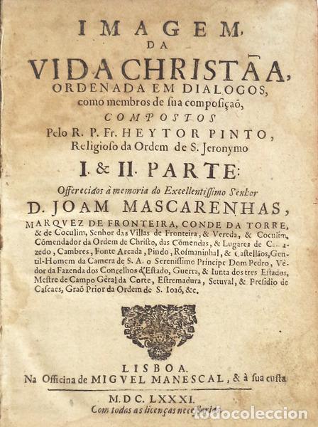 Libros antiguos: PINTO. (Heitor) - IMAGEM DA VIDA CHRIST&Atilde;A. - Foto 1