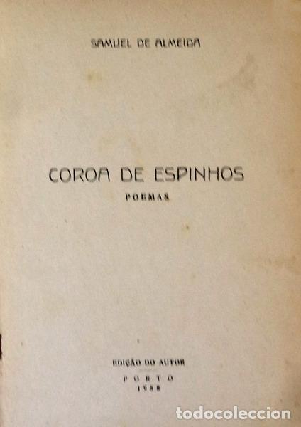 Libros antiguos: ALMEIDA. (Samuel) - COROA DE ESPINHO. - Foto 2