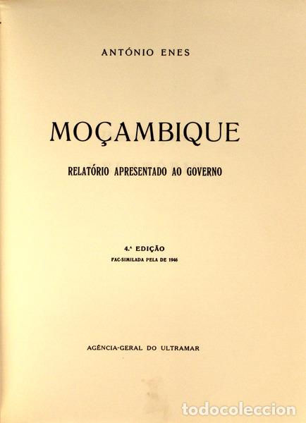 Libros antiguos: ENES. (Ant&oacute;nio) - MO&Ccedil;AMBIQUE. - Foto 2