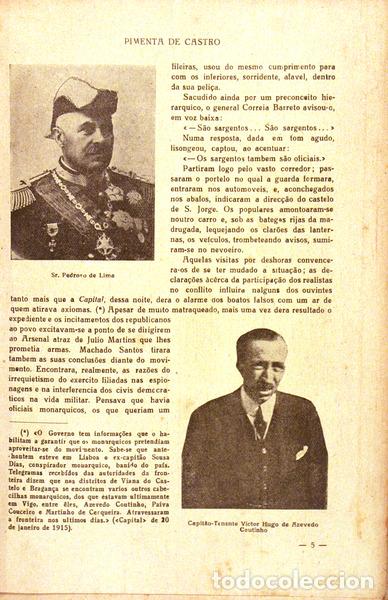 Libros antiguos: ROCHA MARTINS. - PIMENTA DE CASTRO. - Foto 2