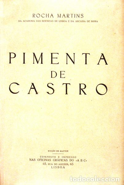 Libros antiguos: ROCHA MARTINS. - PIMENTA DE CASTRO. - Foto 1