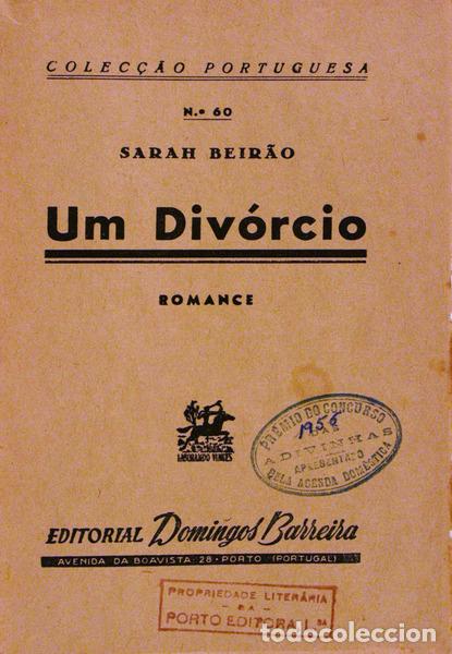 Libros antiguos: BEIR&Atilde;O. (Sarah) - UM DIV&Oacute;RCIO. - Foto 2