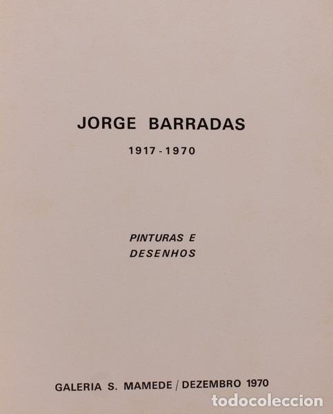 Libros antiguos: JORGE BARRADAS. 1917-1970. - Foto 2