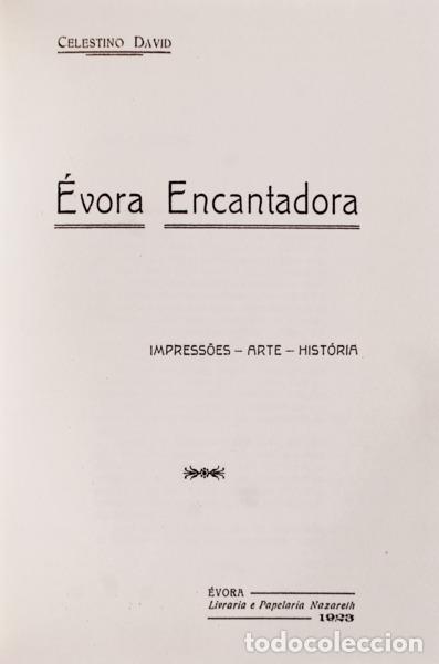 Libros antiguos: DAVID. (Celestino) - &Eacute;VORA ENCANTADORA. - Foto 2