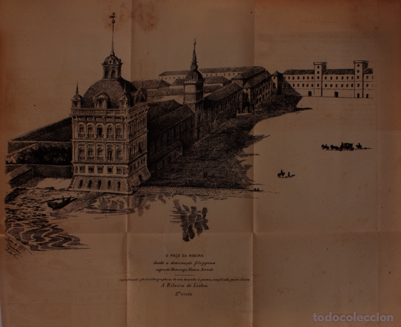 Libros antiguos: CASTILHO. (Julio de) - A RIBEIRA DE LISBOA. - Foto 3