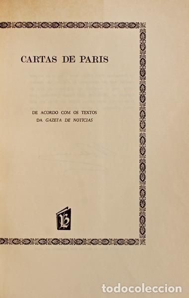 Libros antiguos: E&Ccedil;A DE QUEIROZ. - CARTAS DE PARIS. - Foto 1