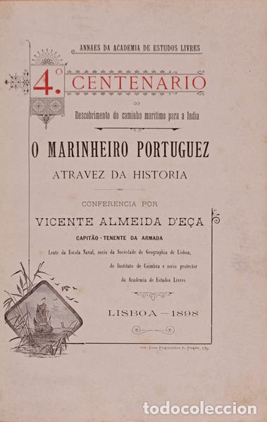 Libros antiguos: ALMEIDA DE E&Ccedil;A. (Vicente) - ANNAES DA ACADEMIA DE ESTUDOS LIVRES. [3 LIVROS]