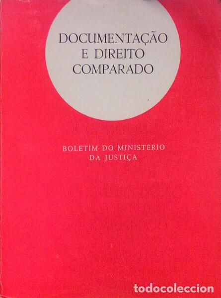 Libros antiguos: GABINETE DE DOCUMENTA&Ccedil;&Atilde;O E DIREITO COMPARADO. - Foto 1