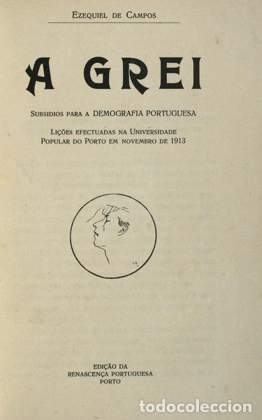 Libros antiguos: CAMPOS. (Ezequiel de) - A GREI. - Foto 1