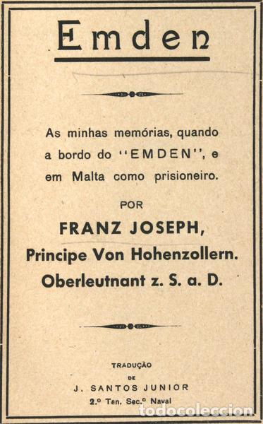 Libros antiguos: JOSEPH. (Franz) - EMDEN. - Foto 1