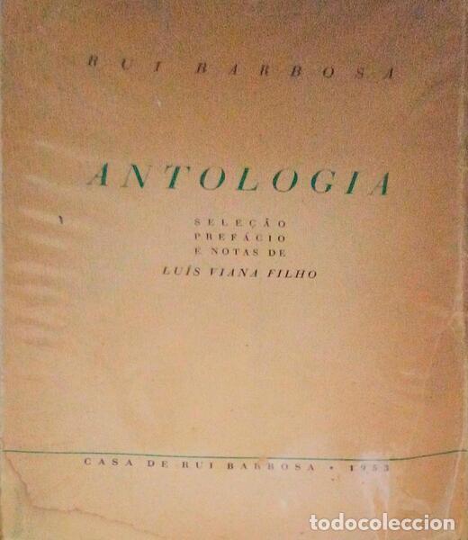 Libros antiguos: BARBOSA. (Rui) - ANTOLOGIA. - Foto 1