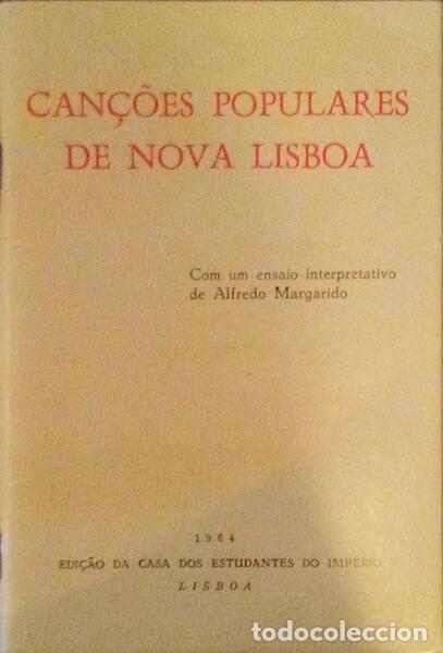 Libros antiguos: CAN&Ccedil;&Otilde;ES POPULARES DE NOVA LISBOA. - Foto 1