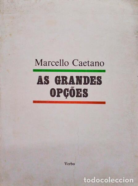 Libros antiguos: CAETANO. (Marcelo) - AS GRANDES OP&Ccedil;&Otilde;ES. - Foto 1