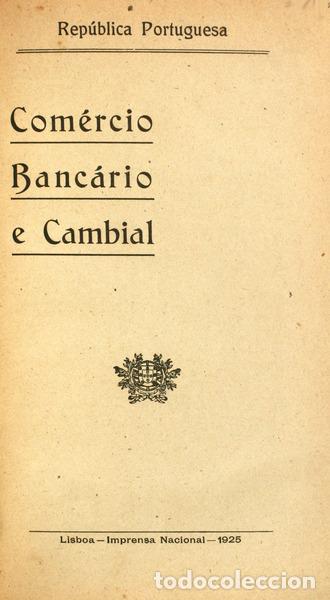 Livros antigos: COM&Eacute;RCIO BANC&Aacute;RIO E CAMBIAL.
