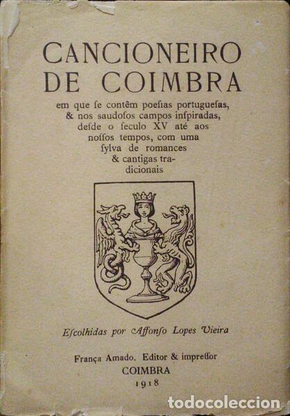 Libri antichi: CANCIONEIRO DE COIMBRA. [1.&ordf; EDI&Ccedil;&Atilde;O]