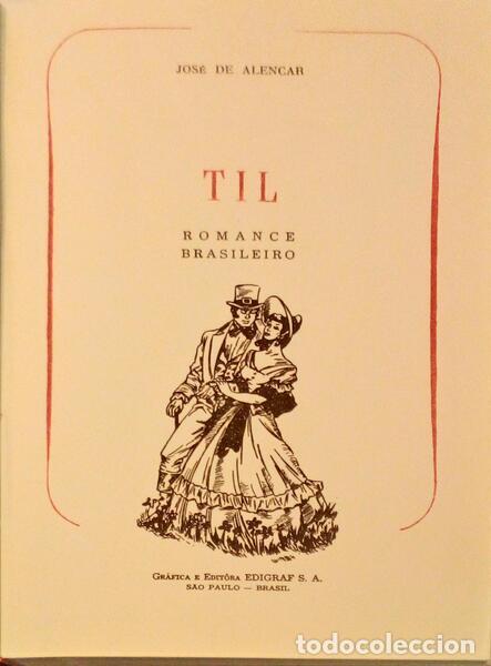 Libros antiguos: ALENCAR. (Jos&eacute; de) - TIL. - Foto 1