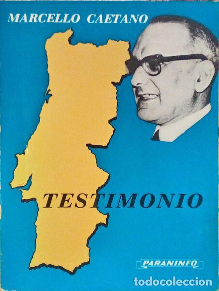 Libros antiguos: CAETANO. (Marcelo) - TESTIMONIO. - Foto 1