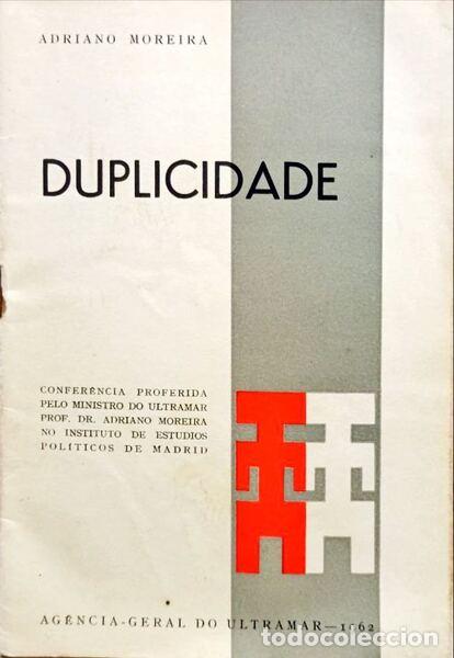 Libros antiguos: MOREIRA. (Adriano) - DUPLICIDADE. - Foto 1