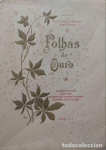 Libri antichi: VASCONCELOS PORTO. (Carlos de) - FOLHAS D'OURO - ALBUM LITTERARIO E ARTISTICO.