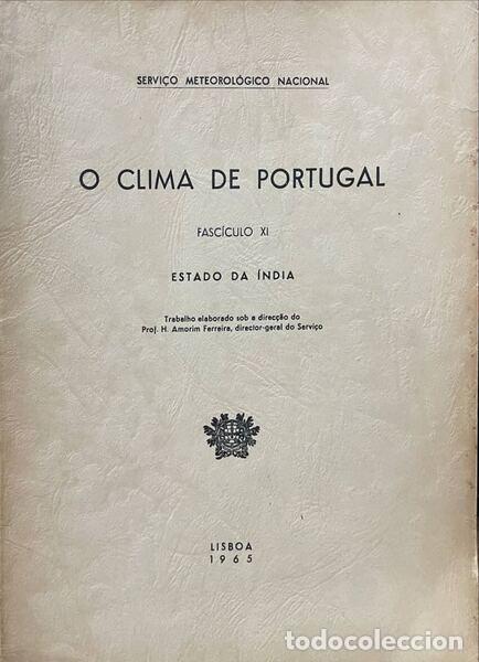 Livres anciens: AMORIM FERREIRA. (Herculano) - O CLIMA DE PORTUGAL. FASC&Iacute;CULO XI.
